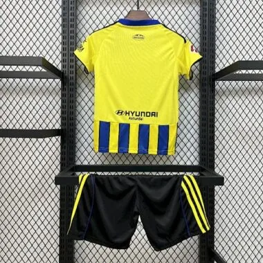 25-26 Real Oviedo Away Kids Kit Soccer T-Shirt