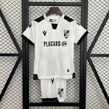 25-26 Guimares Home Kids Kit Soccer T-Shirt AAAAJersey Supply Yupoo