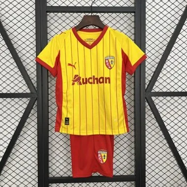 25-26 Lens Home Kids Kit Soccer T-Shirt AAAAJersey Supply Yupoo