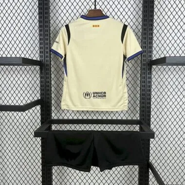 25-26 Barcelona Away Kid Kits Youth Apparels