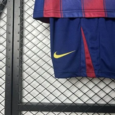 25-26 Barcelona Home Kid Kits Youth Apparels