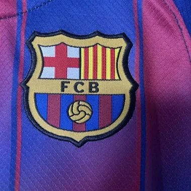 25-26 Barcelona Home Kid Kits Youth Apparels