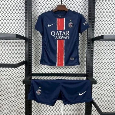 25-26 PSG Home Kid Kits Youth Apparels AAAAJersey Supply Yupoo