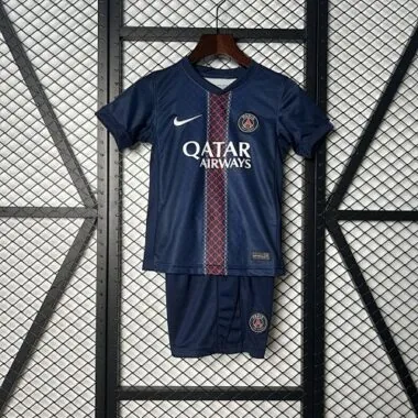25-26 PSG Home Kid Kits Youth Apparels AAAAJersey Supply Yupoo1753102300000