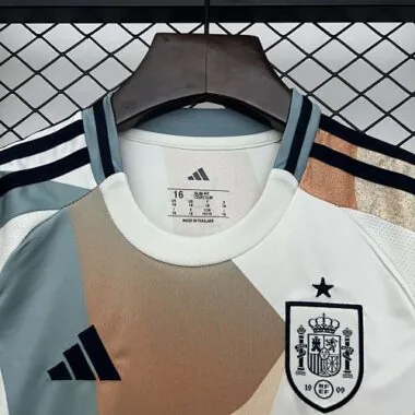 2025 Spain Women#x27;s Euro Away Kid Kits Youth Apparels