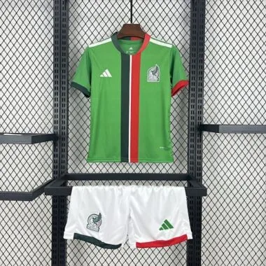 2026 Mexico Home World Cup Kid Kits Youth Apparels AAAAJersey Wholesale Yupoo