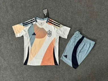 2025 Spain Away Kids Kit Soccer AAAAJersey Yupoo