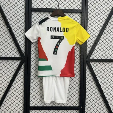 25-26 Cristiano Ronaldo All Club Mix Kids Kit Soccer