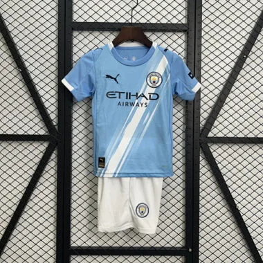 25-26 Manchester City Home Kid Kits Soccer AAAAJersey Yupoo