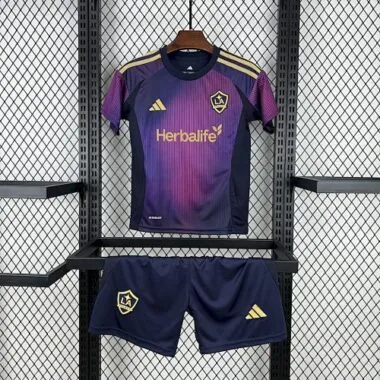 25-26 LA Galaxy Away Kids Kit Soccer AAAAJersey Yupoo