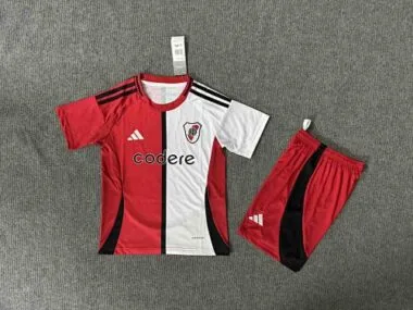 25-26 River Plate Home Kid Kits Soccer AAAAJersey Yupoo