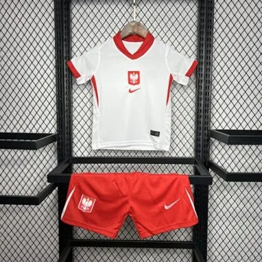 2024 Poland Home Kids Kit Soccer AAAAJersey Yupoo