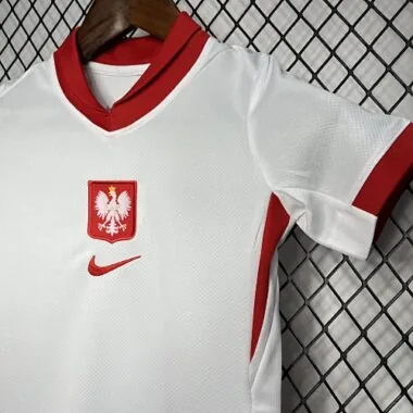2024 Poland Home Kids Kit Soccer