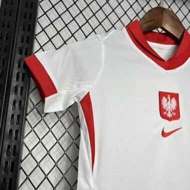 2024 Poland Home Kids Kit Soccer