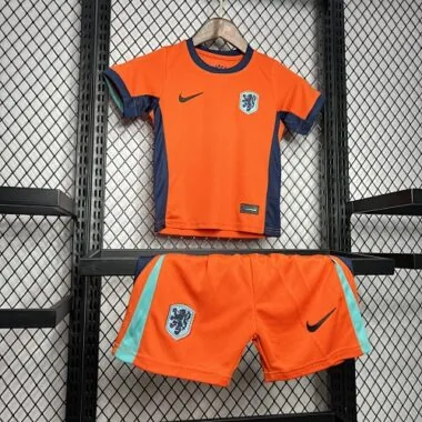 2024 Netherlands Home Kids Kit Soccer