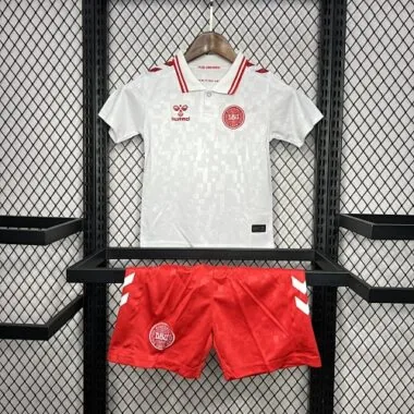 2024 Denmark Away Kids Kit Soccer AAAAJersey Yupoo