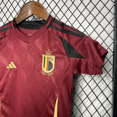 2024 Belgium Home Kids Kit Soccer