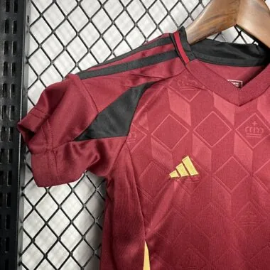 2024 Belgium Home Kids Kit Soccer