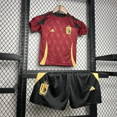 2024 Belgium Home Kids Kit Soccer