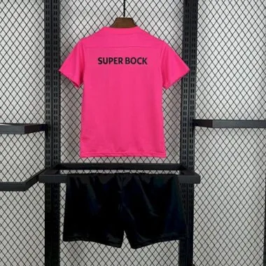 24-25 Sporting Lisbon Pink Kids Kit Soccer