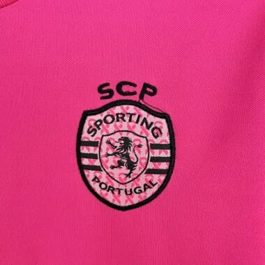 24-25 Sporting Lisbon Pink Kids Kit Soccer