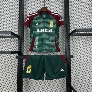 24-25 Oviedo Third Kids Kit Soccer AAAAJersey