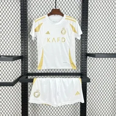 24-25 Al-Nassr Second Third Kids Kit Soccer AAAAJersey