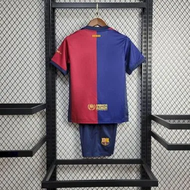 24-25 Barcelona Home Kids Kit Soccer AAAAJersey