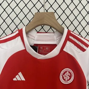 24-25 Divisa da calcio per bambini dell'Internacional (modello casalingo)