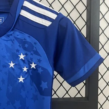 24-25 Cruzeiro Home Kids Kit Soccer AAAAJersey