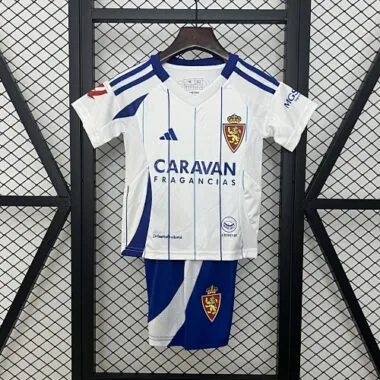 24-25 Zaragoza Home Kids Kit Soccer AAAAJersey