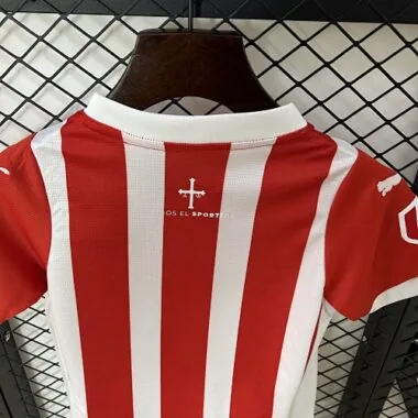 24-25 Sporting De Gijon Home Kids Kit Soccer