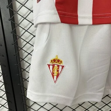 24-25 Sporting De Gijon Home Kids Kit Soccer