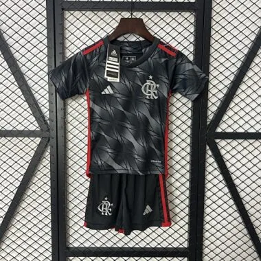 24-25 Flamengo Third Kids Kit Soccer AAAAJersey