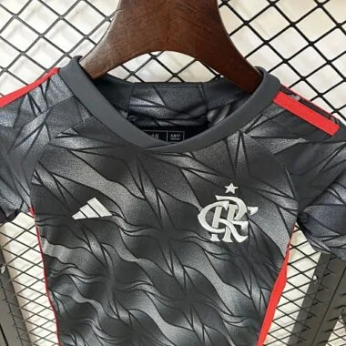 24-25 Flamengo Third Kids Kit Soccer AAAAJersey