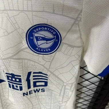 24-25 Alaves Away Kids Kit Soccer AAAAJersey