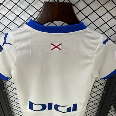 24-25 Alaves Away Kids Kit Soccer AAAAJersey
