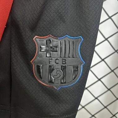 24-25 Barcelona Away Black Kids Kit Soccer