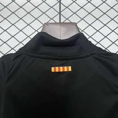 24-25 Barcelona Away Black Kids Kit Soccer