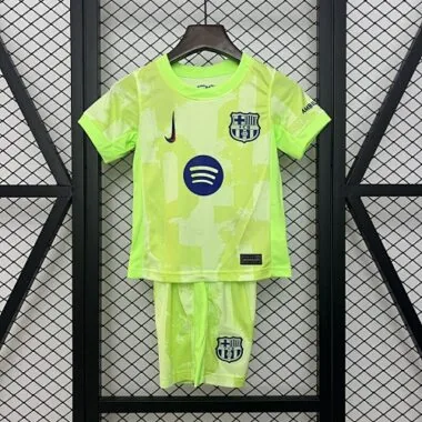 24-25 Barcelona Third Kids Kit Soccer AAAAJersey
