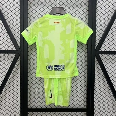 24-25 Barcelona Third Kids Kit Soccer AAAAJersey