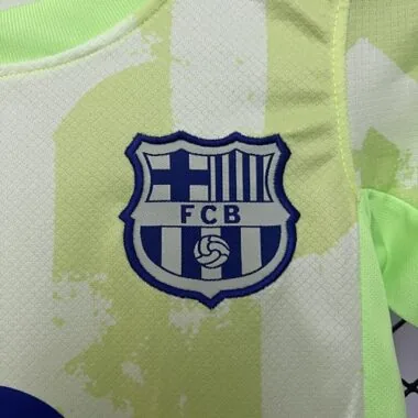24-25 Barcelona Third Kids Kit Soccer AAAAJersey