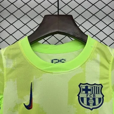 24-25 Barcelona Third Kids Kit Soccer AAAAJersey