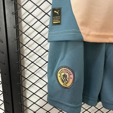 24-25 Manchester City Third Kids Kit Soccer AAAAJersey