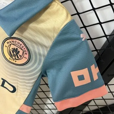 24-25 Manchester City Third Kids Kit Soccer AAAAJersey