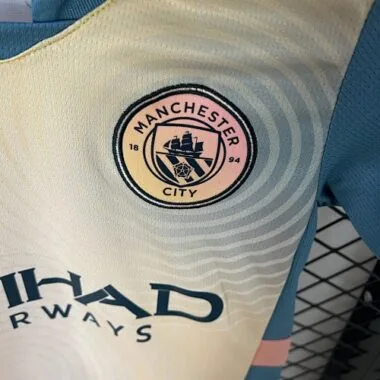 24-25 Manchester City Third Kids Kit Soccer AAAAJersey