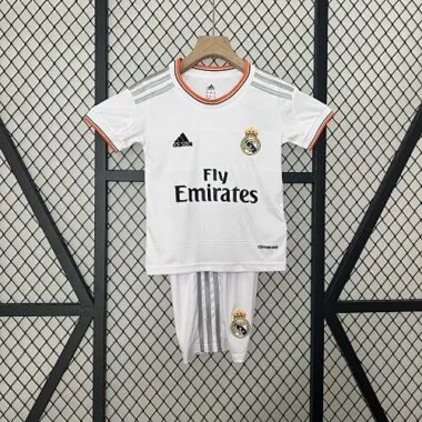 13-14 Real Madrid Home Retro Kid Kits Children Sets Jersey Supplier Yupoo