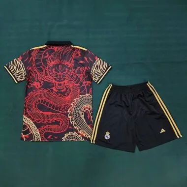 24-25 Real Madrid Specia Edition Kits Dragon Concept Red Suits Football