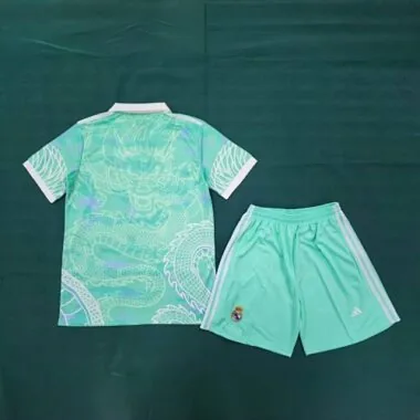 24-25 Real Madrid Specia Edition Kits Dragon Concept Green Suits Football