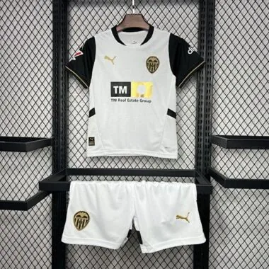 24-25 Valencia Home Kid Kits Youth Apparels Football AAAAJersey Yupoo